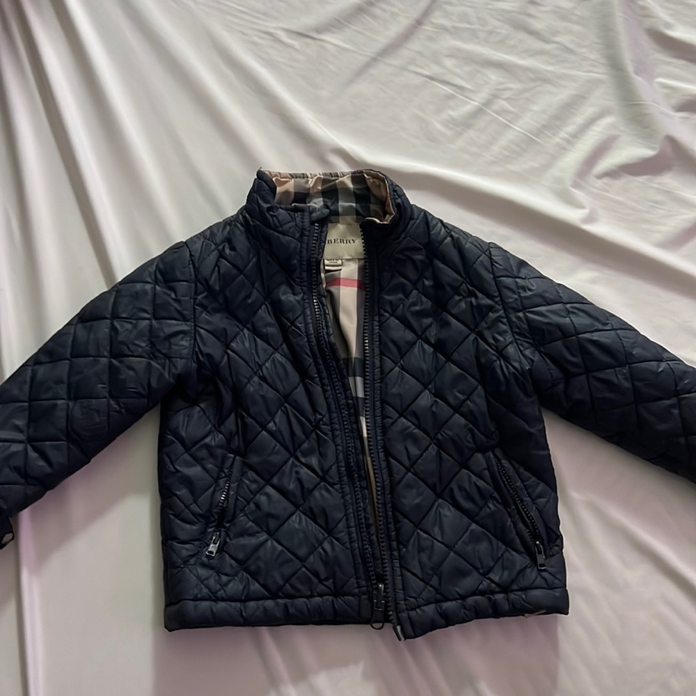 Authentic Burberry Kids Jacket 2Y Navy
